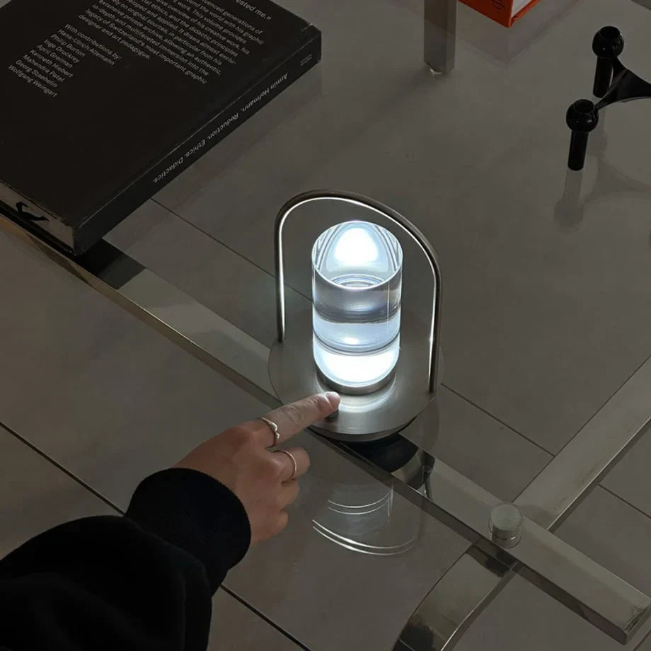 Minimalist Arch Metal Portable Table Lamp