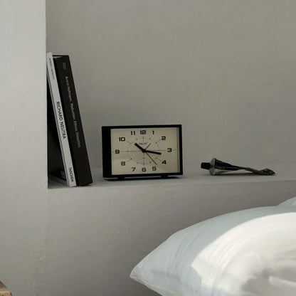 Matte Retro Analog ABS Table Clock