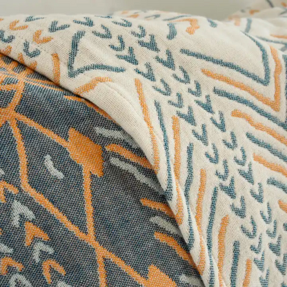 Boho Aztec Throw Blanket