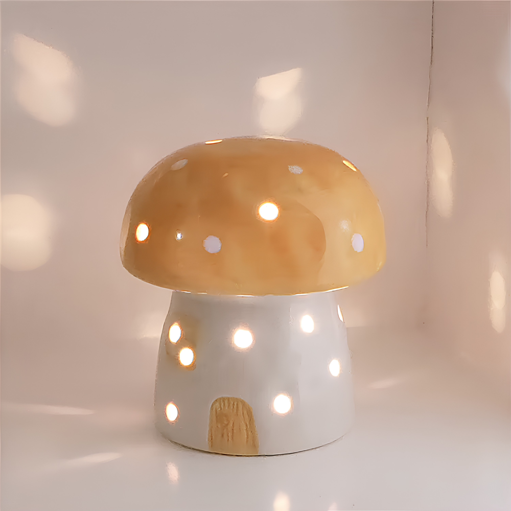 Ceramic Mushroom Night Light