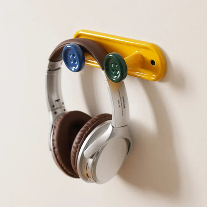 Playful Button Ceramic Wall Hooks
