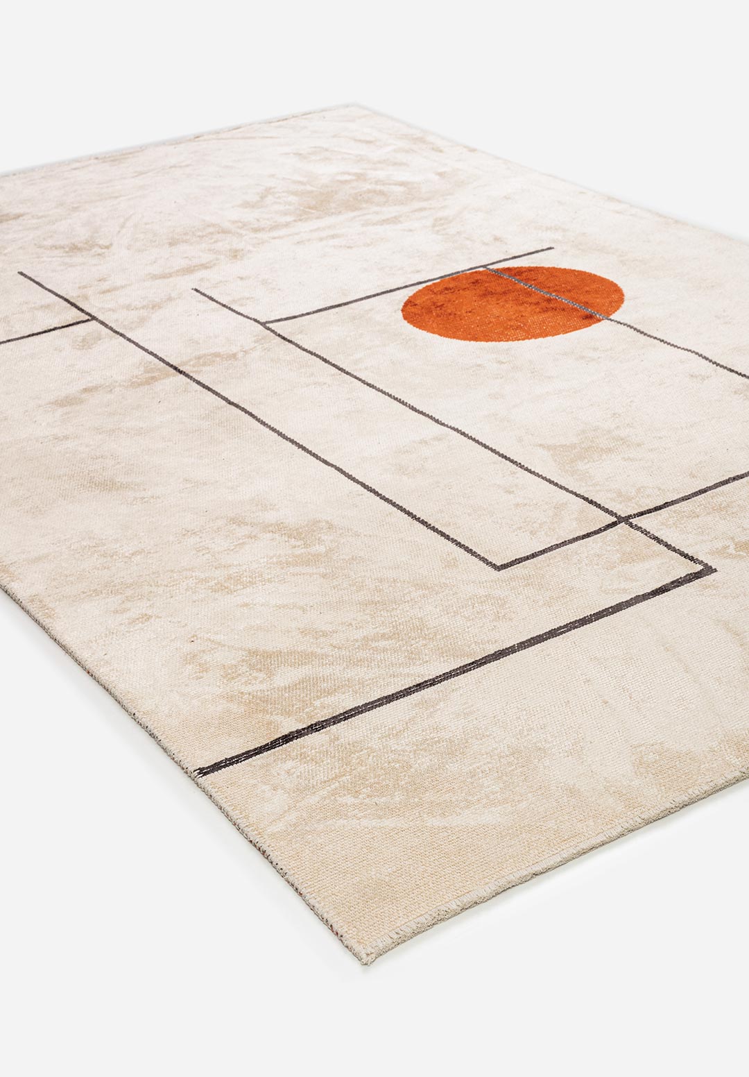 Circus Charcoal - Ecru Rug