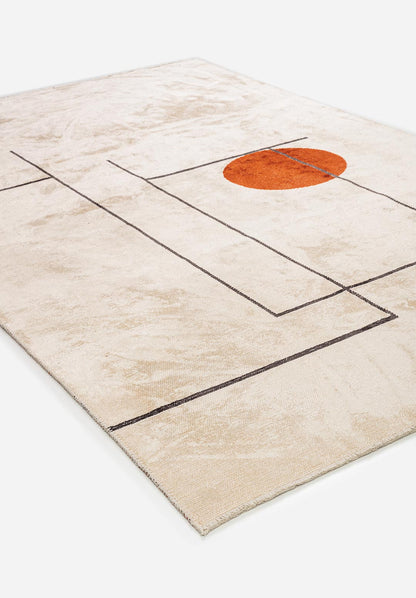 Circus Charcoal - Ecru Rug