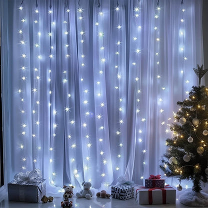 Window Curtain String Lights(300 LEDs)