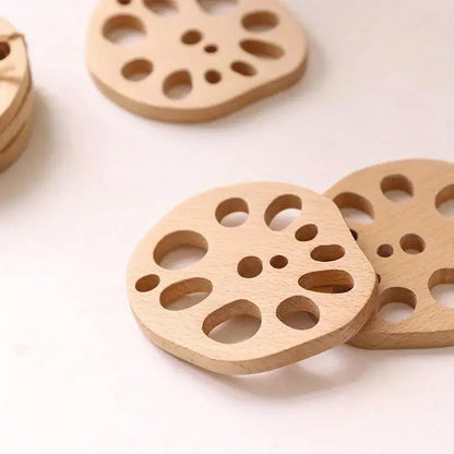 Lotus Root Shaped Coaster Set