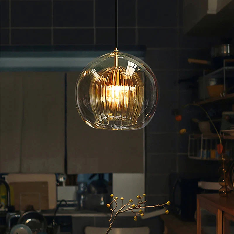 Nordic Double Glass Pendant Light