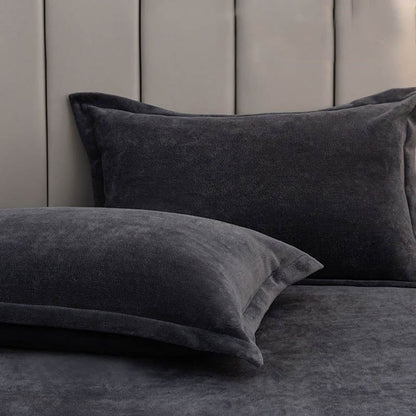 Solid Color Fleece Pillowcases(2PCS)