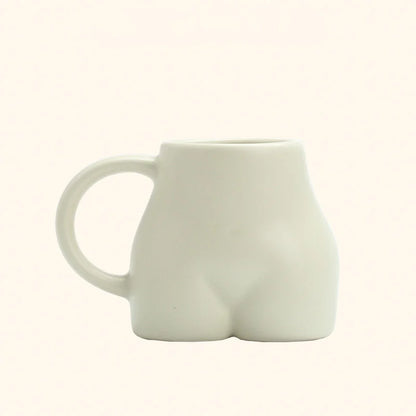 Matte Sculptural Body Ceramic Mug