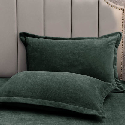 Solid Color Fleece Pillowcases(2PCS)