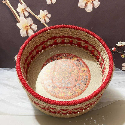 Handmade Hemp Rope Storage Basket