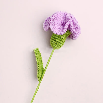 Handmade Knitted Crochet Carnation
