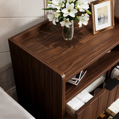 Two-tier Textured Drawer Nightstand