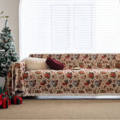 Christmas Crystal Ball Sofa Throw Blanket