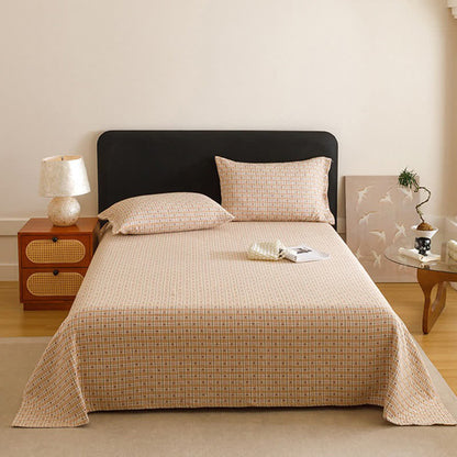 Triple Layer Plaid Cotton Muslin Quilt