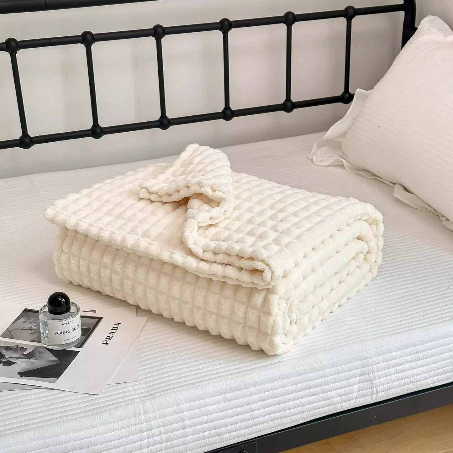 Plaid Thick Warm Throw Blanket