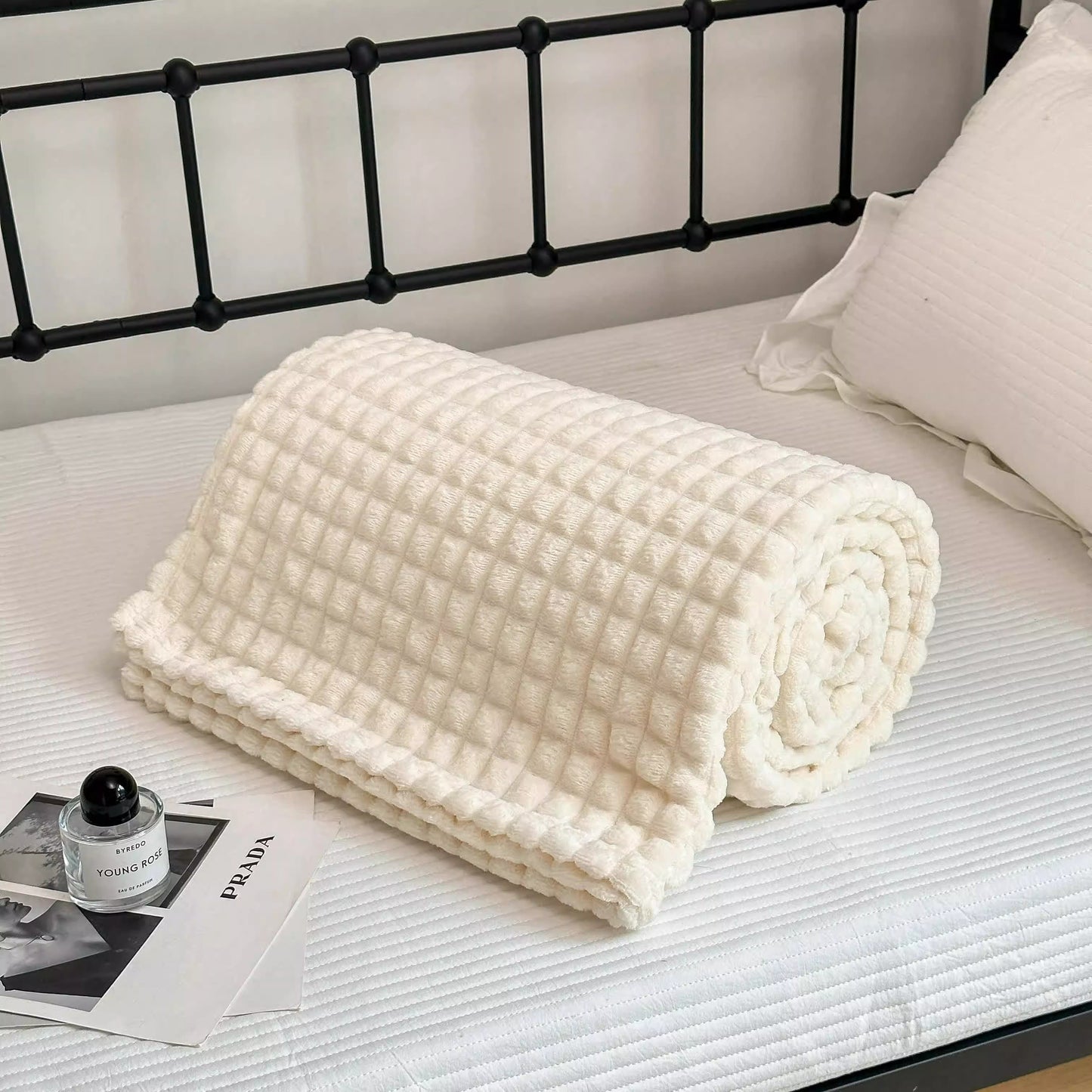 Plaid Thick Warm Throw Blanket