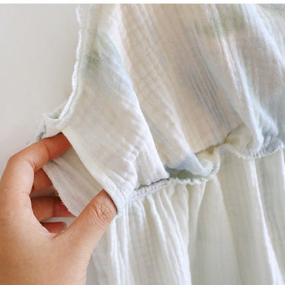 Summer Cotton Crinkle Cami Pajama Set