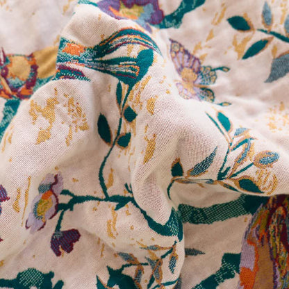 Bird on Branch Cotton Gauze Quilt