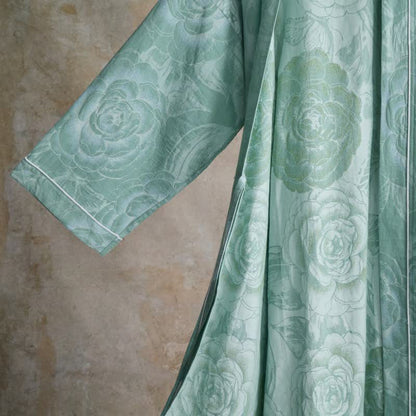 Luxurious Peony Pure Cotton Kimono Robe