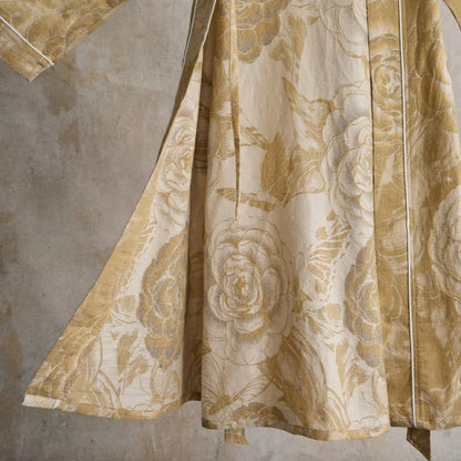 Luxurious Peony Pure Cotton Kimono Robe