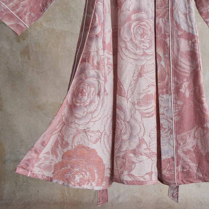 Luxurious Peony Pure Cotton Kimono Robe