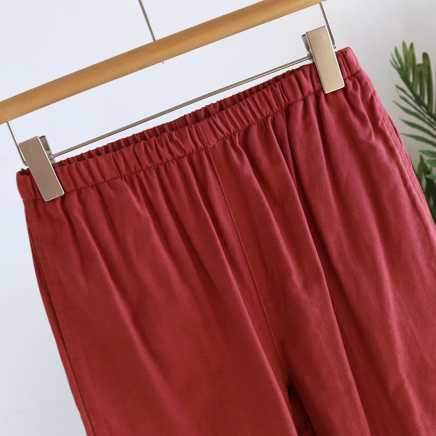 Romantic Rose Cotton Gauze Pajamas