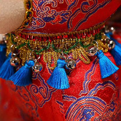 Brocade Chinoiserie Artistic Horse Plushie