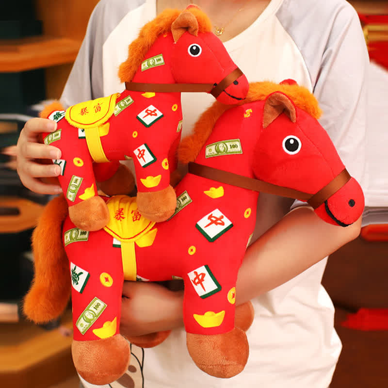 Festive 2026 Year of the Horse Plush