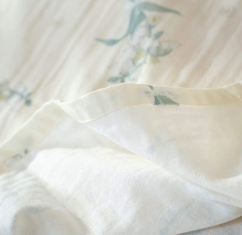 Bellflower Floral Cotton Gauze Nightgown