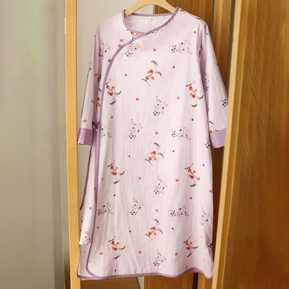 Rabbit & Berry Cotton Gauze Nightdress