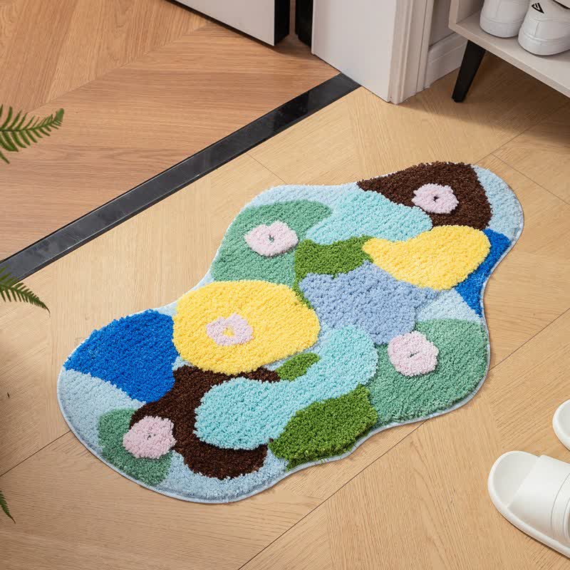 Artistic Abstract Decorative Bath Rug
