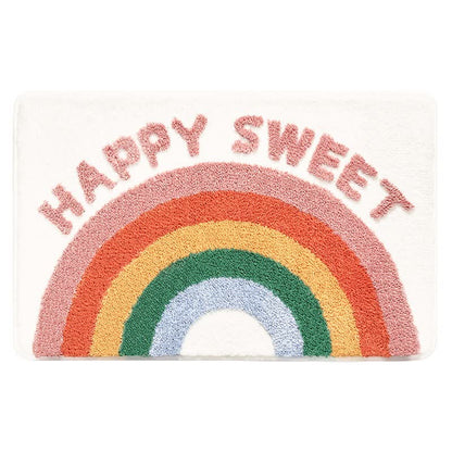 Cartoon Rainbow Decorative Bath Rug