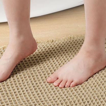 Minimalist Style Waffle Bath Mat