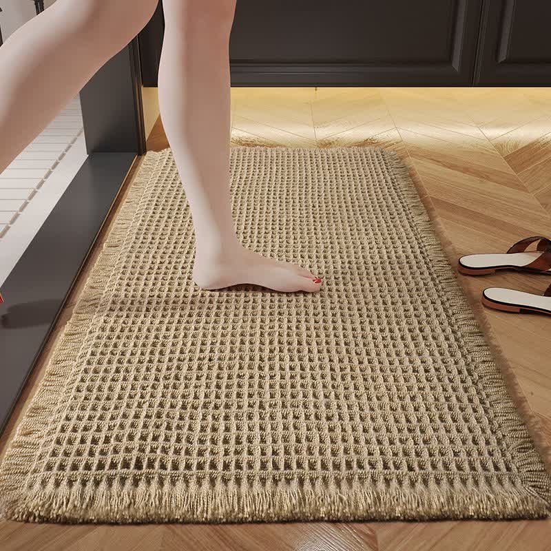Minimalist Style Waffle Bath Mat
