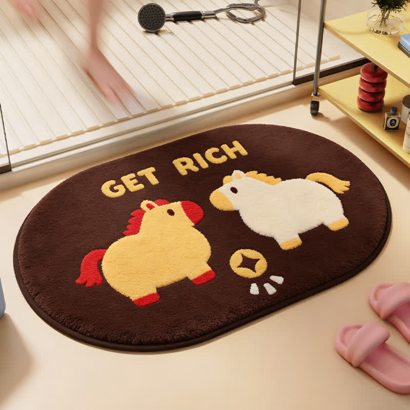 Cute Cartoon Pony Bath Rug