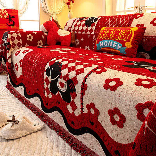 Year of the Horse Full Coverage Sofa Cover