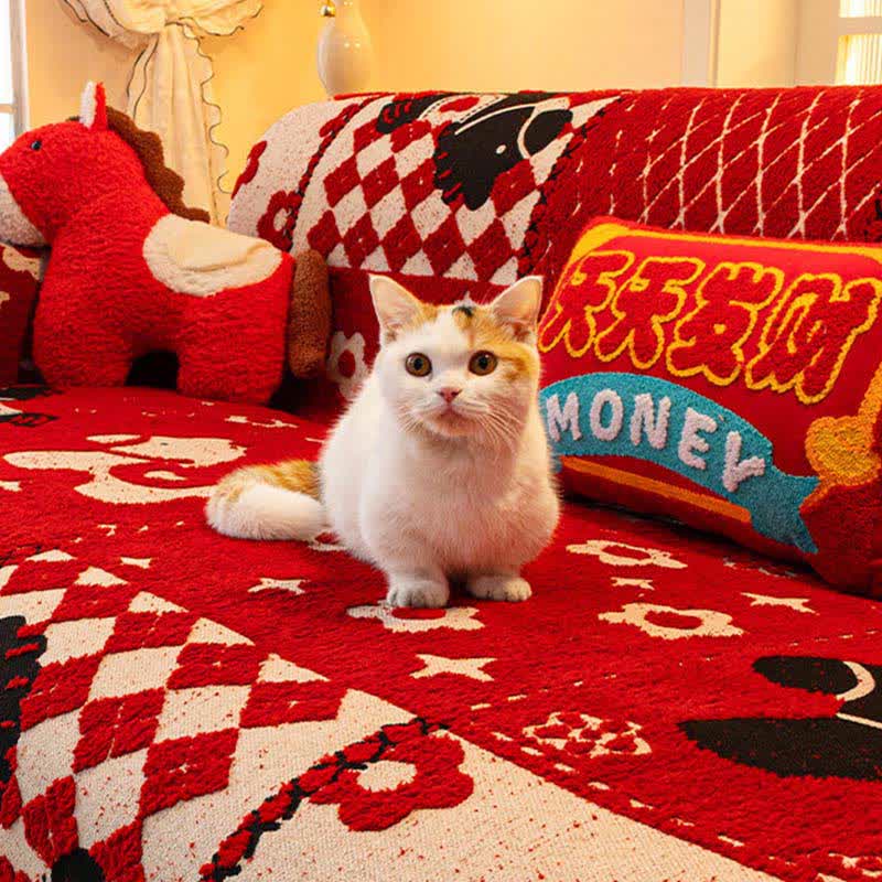 Year of the Horse Full Coverage Sofa Cover