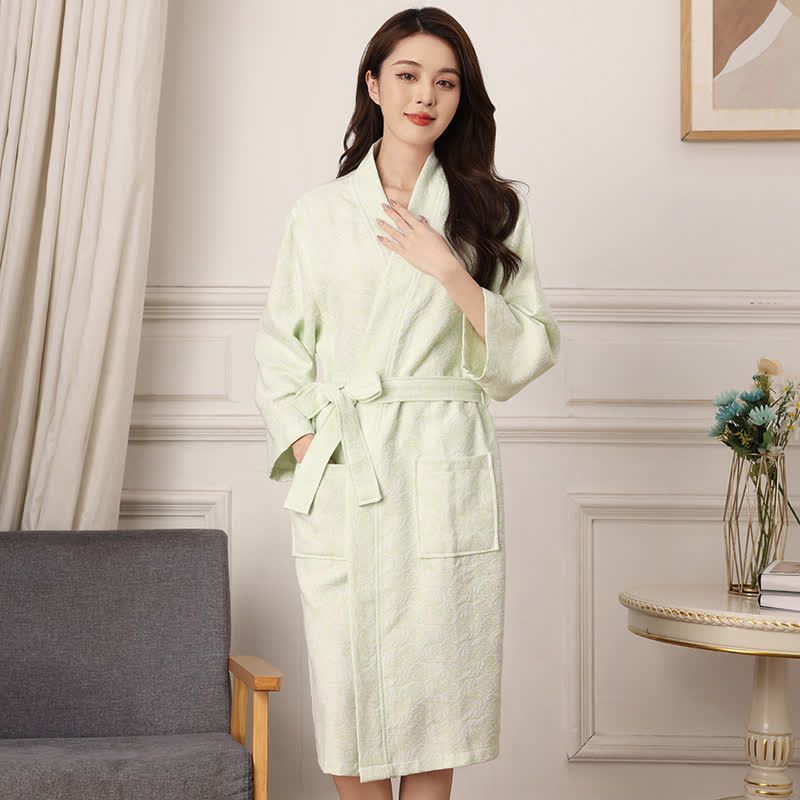 Abstract Pattern Pure Cotton Bath Robe
