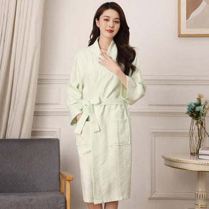 Abstract Pattern Pure Cotton Bath Robe