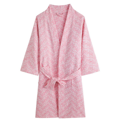 Abstract Pattern Pure Cotton Bath Robe