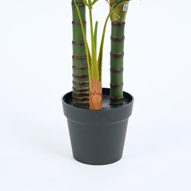 Realistic Faux Palm Tree for Indoor Outdoor Decor