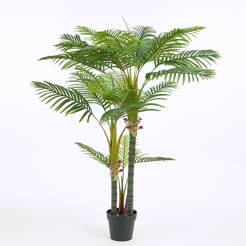 Realistic Faux Palm Tree for Indoor Outdoor Decor