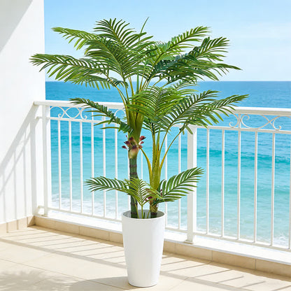 Realistic Faux Palm Tree for Indoor Outdoor Decor