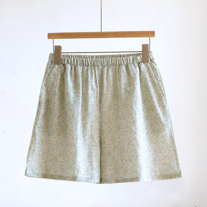 Ditsy Floral Cotton Tank & Shorts Pajama Set