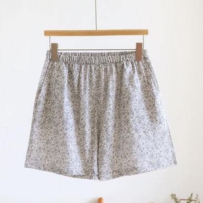 Ditsy Floral Cotton Tank & Shorts Pajama Set