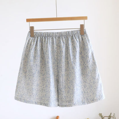 Ditsy Floral Cotton Tank & Shorts Pajama Set