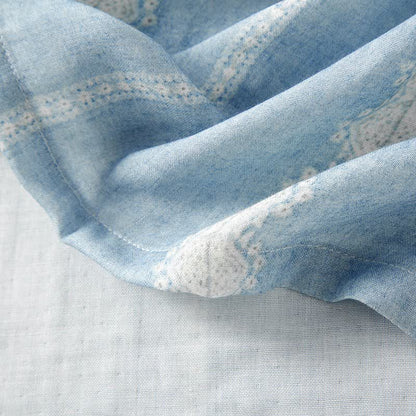 Bamboo Fiber Blue Vertical Pattern Loungewear