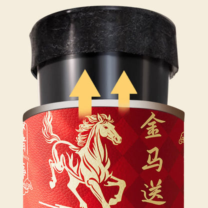 Oriental Heritage Galloping Horse Waste Bin
