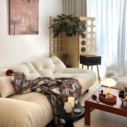 Blue and Red Plaid Throw Blanket