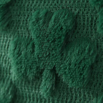 Solid Shamrock Jacquard Throw Pillow Cover(2PCS)